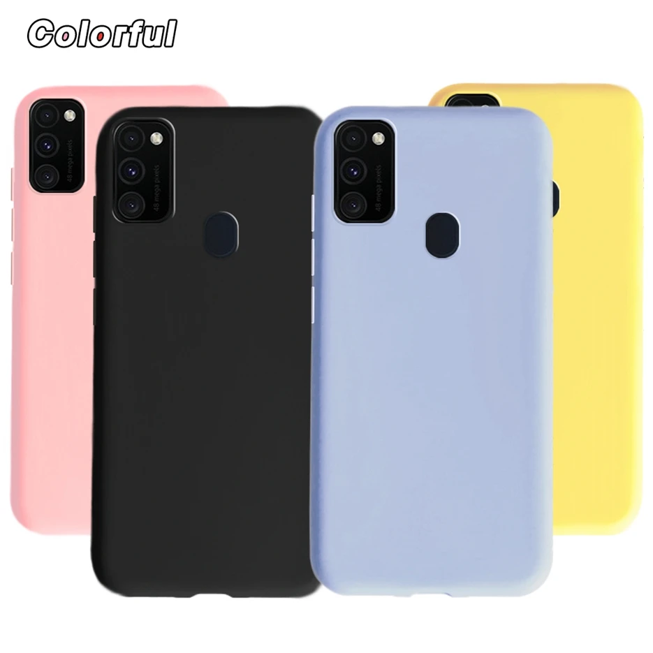 Мягкий чехол для Samsung Galaxy M21, M31, M51, чехол M21s, M31s, M30s, милый яркий чехол для Samsung M 21, 31 S, M51, M30s, чехлы для телефонов, бампер