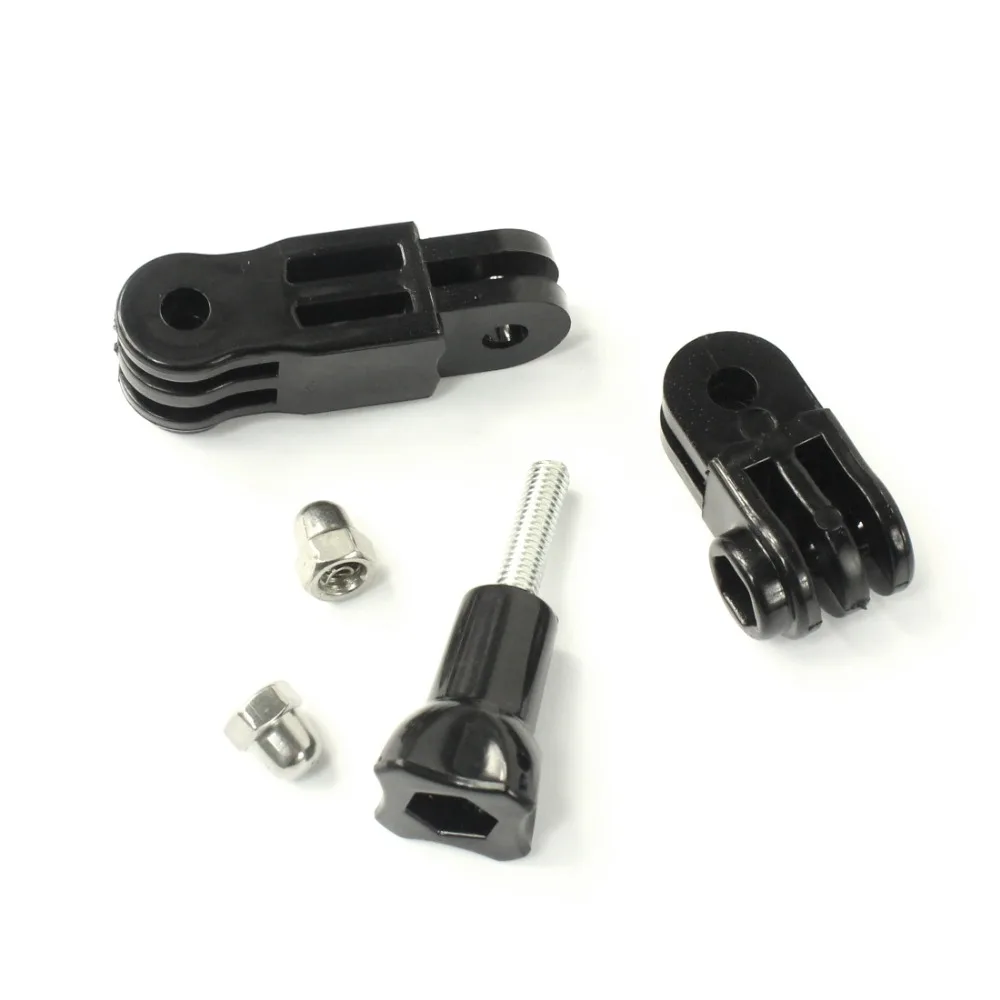 Короткий винт 3 way Pivot Arm Портативный активный разъем адаптер для Gopro Hero 3+ 4 5 Session/Yi/SJ/GitUp экшн-камер