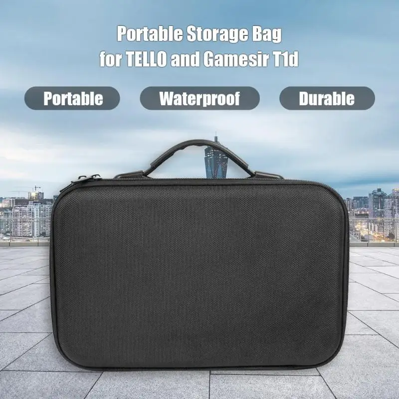 Trow Tello Storage Bag Handbag Integrated Internal Remote Control Handle Single Shoulder Bag for DJI Playable Gamedir T1D Remote