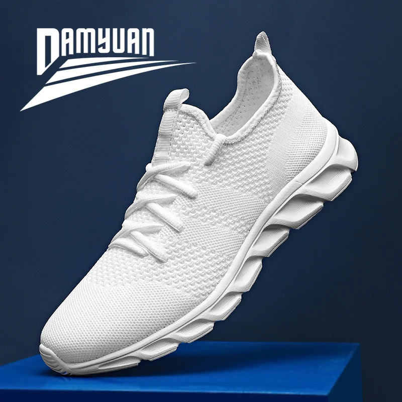 

Damyuan Light Running Shoes Breathable Lace-Up Jogging Shoes for Man Sneakers Anti-Odor Men's Casual Shoes Oversized sneakers