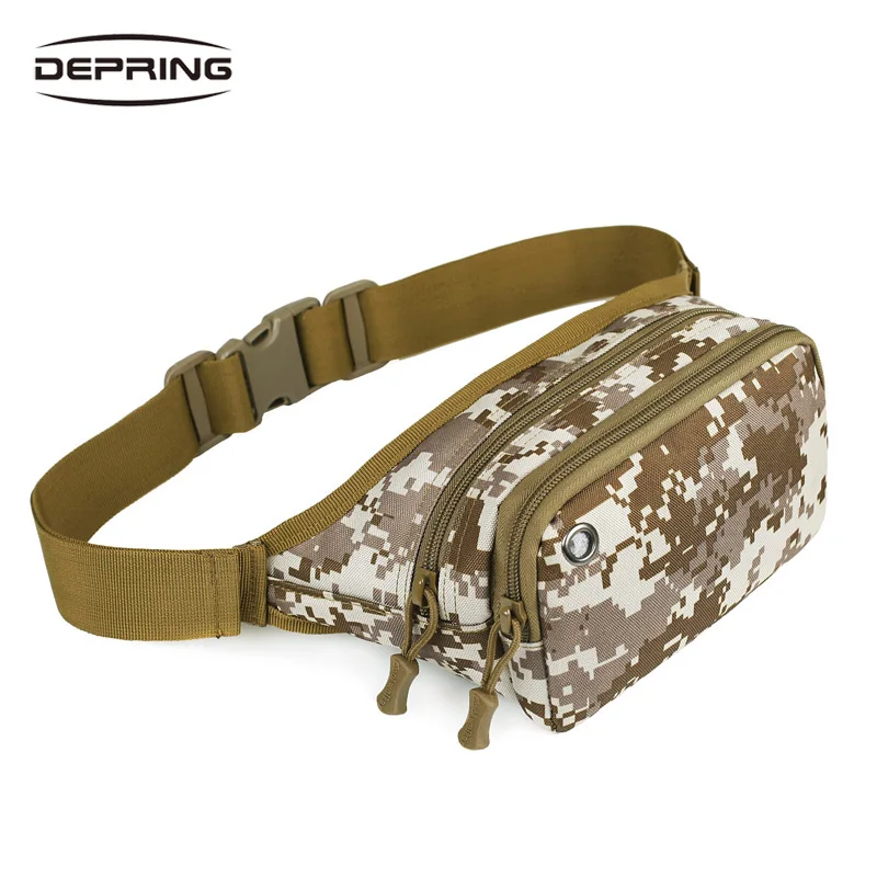 

Outdoor Military Molle Waist Bag Tactical Waist Pack Shoulder Bag Multi-pocket Camping Hiking Pouch Belt Wallet Pouch Purse