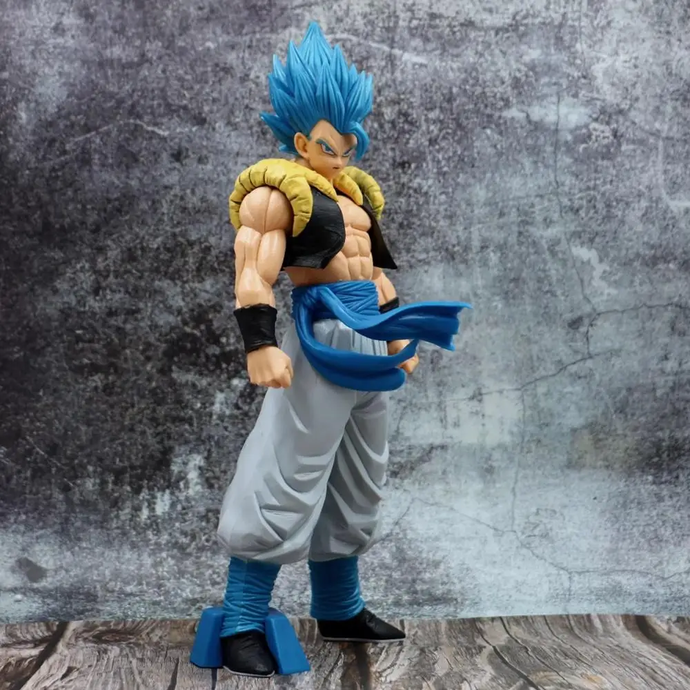 Аниме 32 см Dragon Ball Super GROS Grandista ROS Gogeta синие волосы ПВХ фигурка Коллекция Модель