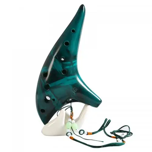 12 Holes Smoked Ocarina Submarine Style Musical Instrument Music Lover Beginner Instrument XR-Hot