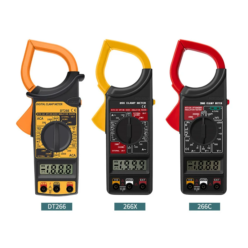 

Handheld Multimeter, Clamp Meter Digital Electrical Test Instrument Portable Household Circuit Inspection ђлимиѬ ЦиѬовой