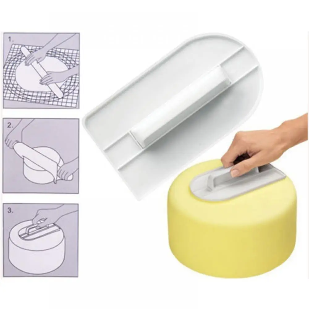 1 шт. Пластик для торта полировальные инструменты украшения гладкой Fondant