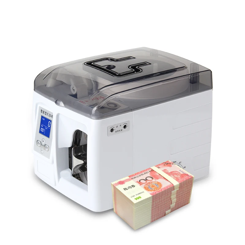 

Intelligent Banknote Binder Bundling Machine Money Packer Money Paper Binding Machine Currency Strapping Tool