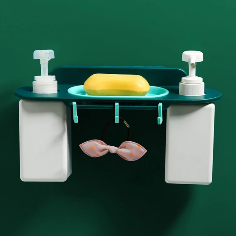 

Creative Environmentally Friendly Soap Box Cosmetic Holder Durable Bathroom Shelves Storage Accessories Not Punched Drain