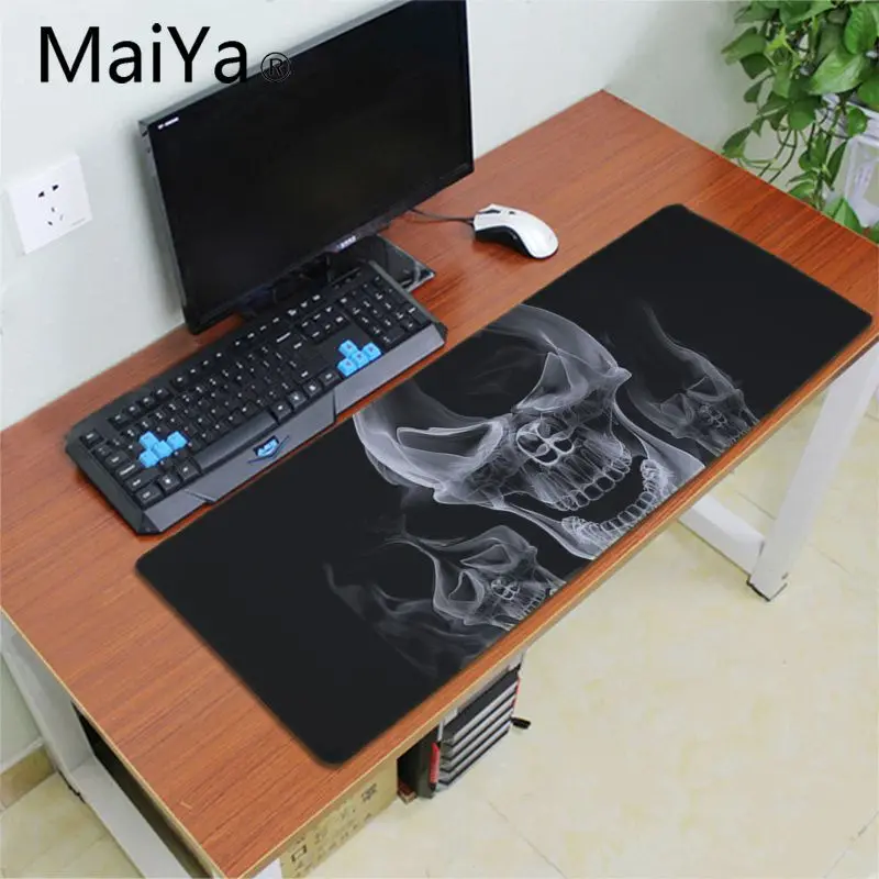 MaiYa Skull винтажный стильный красивый коврик для мышки в стиле аниме скорость/контроль версия большой игровой коврик для мышки с Аниме Коврик для мыши