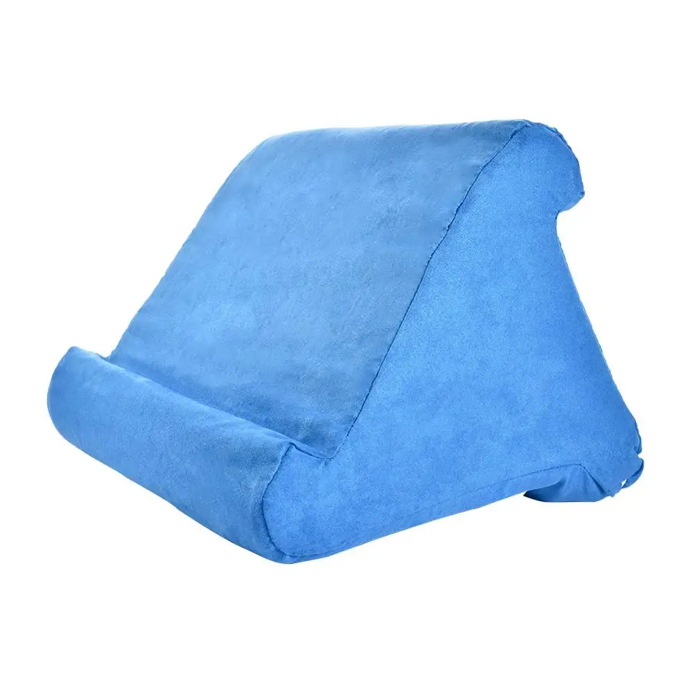 Blue Портативный мягкий складной держатель для планшета для iPad Xiaomi samsung, подставка для чтения, держатель для планшета для смартфона - Цвет: Blue