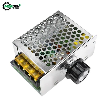 

AC 220V 4000W High Power Voltage Stabilizers SCR Speed Controller Electronic Voltage Regulator LED Dimmer Fan Thermostat HR