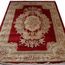 savonnerie handwoven wool carpets modern French Design Handwoven Table Decor Rectangle Antique Vintage savonnerie