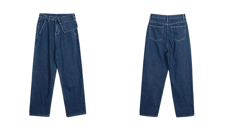 GOPLUS High Waist Jeans Boyfriends Plus Size Women Wide Leg Pants Blue Mom Jeans Vaqueros Mujer Spijkerbroeken Spodnie Damskie