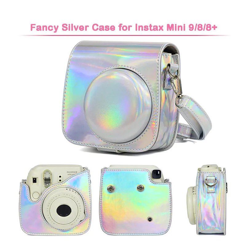 Чехол для Камеры моментальной печати Fujifilm Instax Mini, чехол из искусственной кожи с плечевым ремнем для камеры Instax Mini 9/8+/8 Polariod s