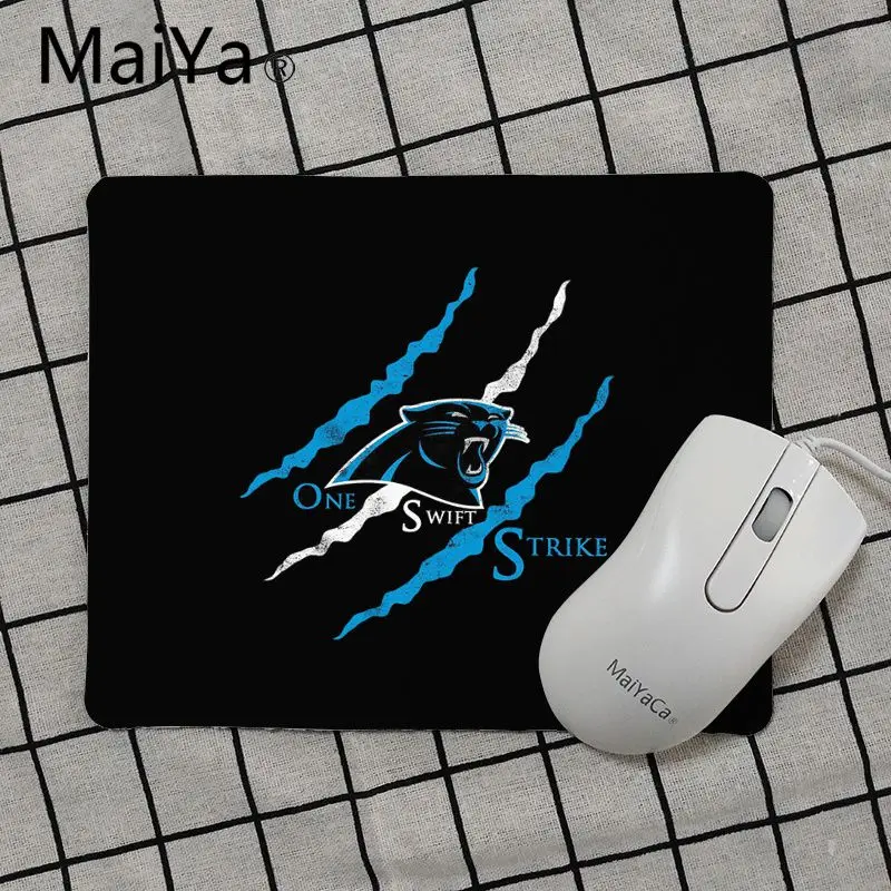 Maiya высокое качество Carolina Panthers уникальная настольная панель коврик для игровой мыши Лидер продаж подставка под руку мышь