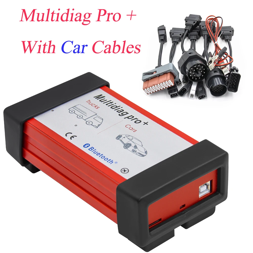 Multidiag pro Bluetooth. R1 keygen V3.0 реле NEC 9241A obd2 сканер автомобилей грузовиков OBDII диагностический инструмент с кабелями для автомобилей грузовиков - Цвет: With car Cable