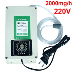 High-Capacity Ozone Generator for Home Air and Water Purification and Food Sterilization (2000mg 220V)