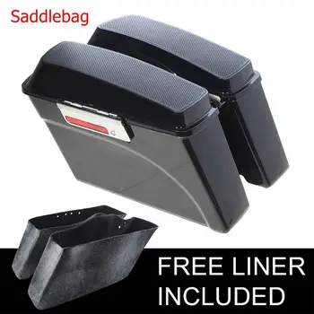 

Motorcycle 6x9" Saddlebags Lids Dual Speakers For Harley Touring Electra Glide Street Glide Road King 1994-2013
