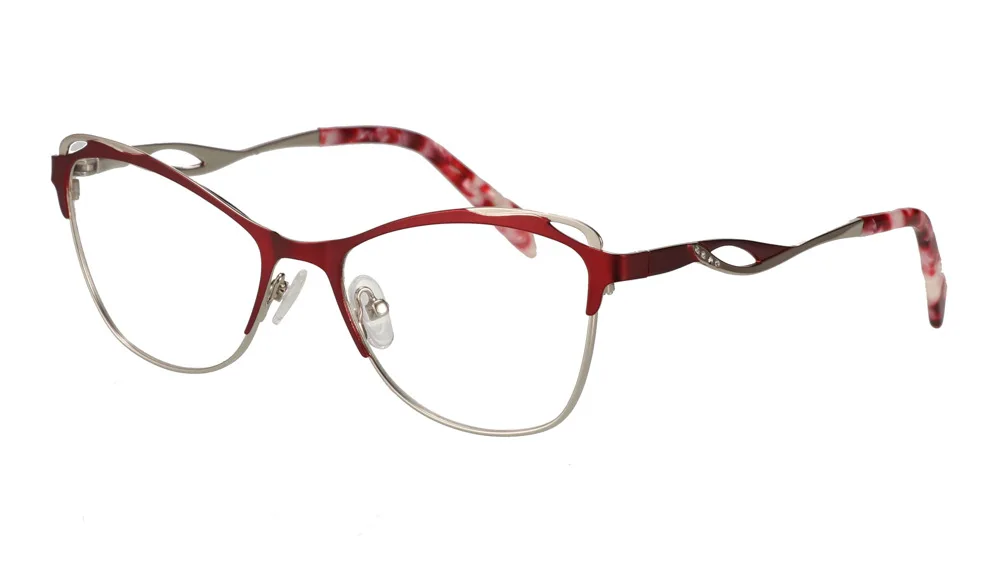 WEARKAPER Cateye, солнцезащитные очки, фотохромные очки для чтения, для мужчин и женщин, очки для пресбиопии с диоптриями, очки с коробкой - Цвет оправы: Красный