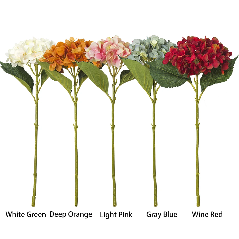 No Fading Bride Durable Artificial Flower Table Home Wedding Hydrangea Desktop Bouquet Living Room Decorative Retro Style