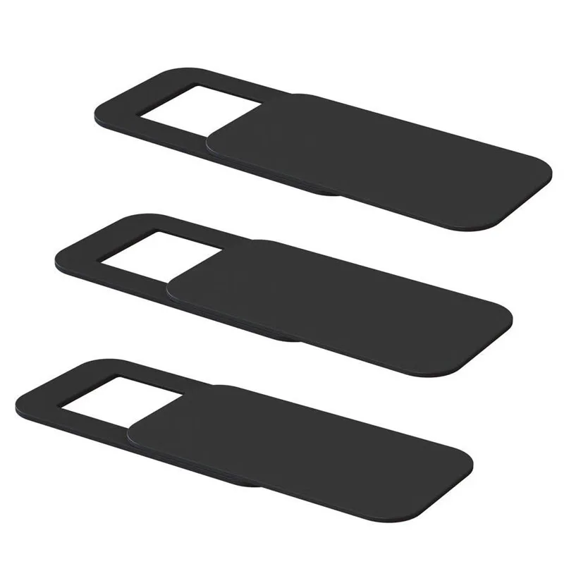 

3Pcs Mini Magnet WebCam Slider Camera Cover For IPad Web Laptop PC With new card slot, easy to push, open or close