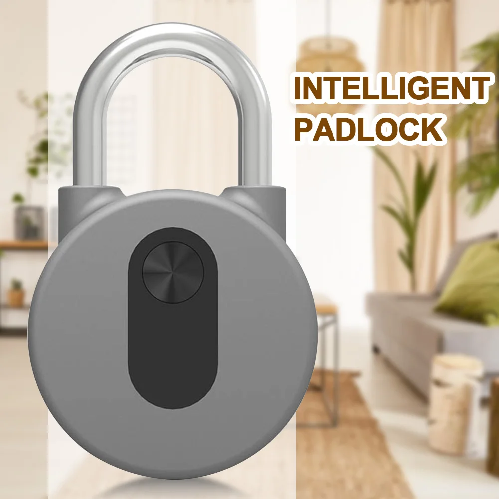 

Keyless APP Control Anti Theft Electronic Portable Travel Waterproof Multipurpose Mini Bluetooth Lock Security Smart Home Round