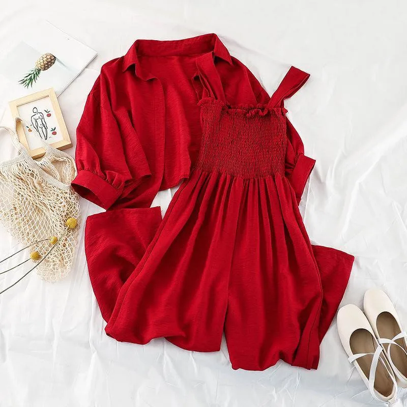 2021-New-Spring-Women-Set-Korean-style-Fashion-Loose-Oversize-Two-piece ...