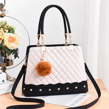 

New Women's Bag Bucket Bag Fashion Lace Portable Messenger Bag Shoulder Bag