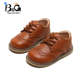 

B&G Male And Female Children's Shoes Kid's Casual Shoes Bean Leather Students' Sports Board Shoes Comfortable Leather Shoes 2020
