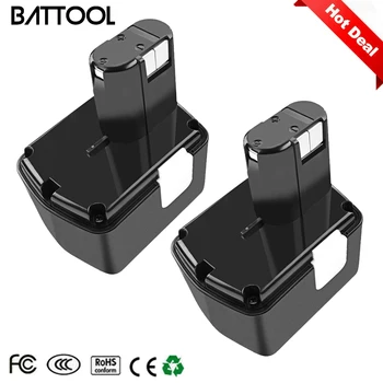 

BATTOOL 14/14.4V For Hitachi EB1414S Battery 3.0Ah NI-MH Rechargeable EB14B EB1412S 324367 EB14S DS14DL DV14DL CJ14DL Batterise