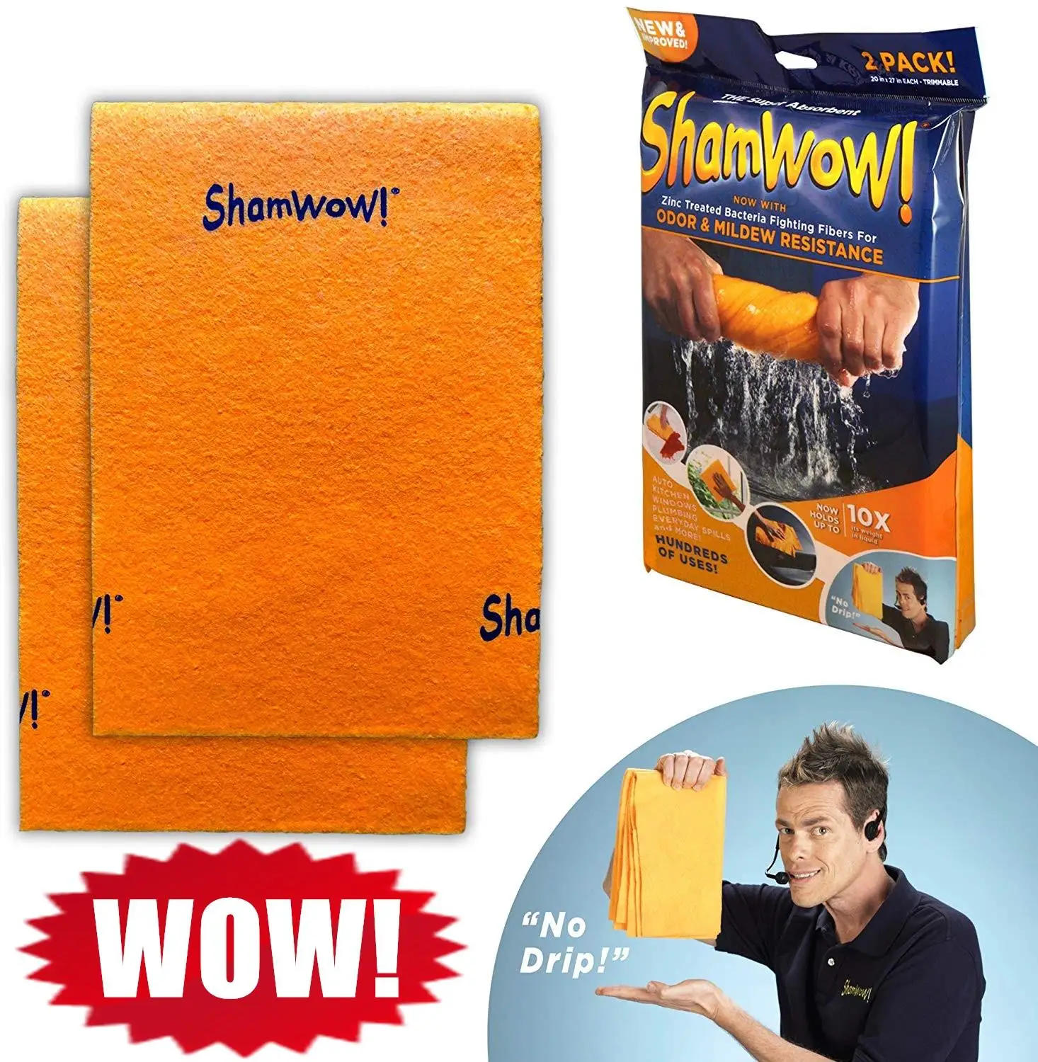 2020 Горячая Прямая поставка Неабразивное супер абсорбирующее Shamwow Shammys мытье Sham сушильное полотенце очистка тряпки кухонный инструмент Wow - изображение