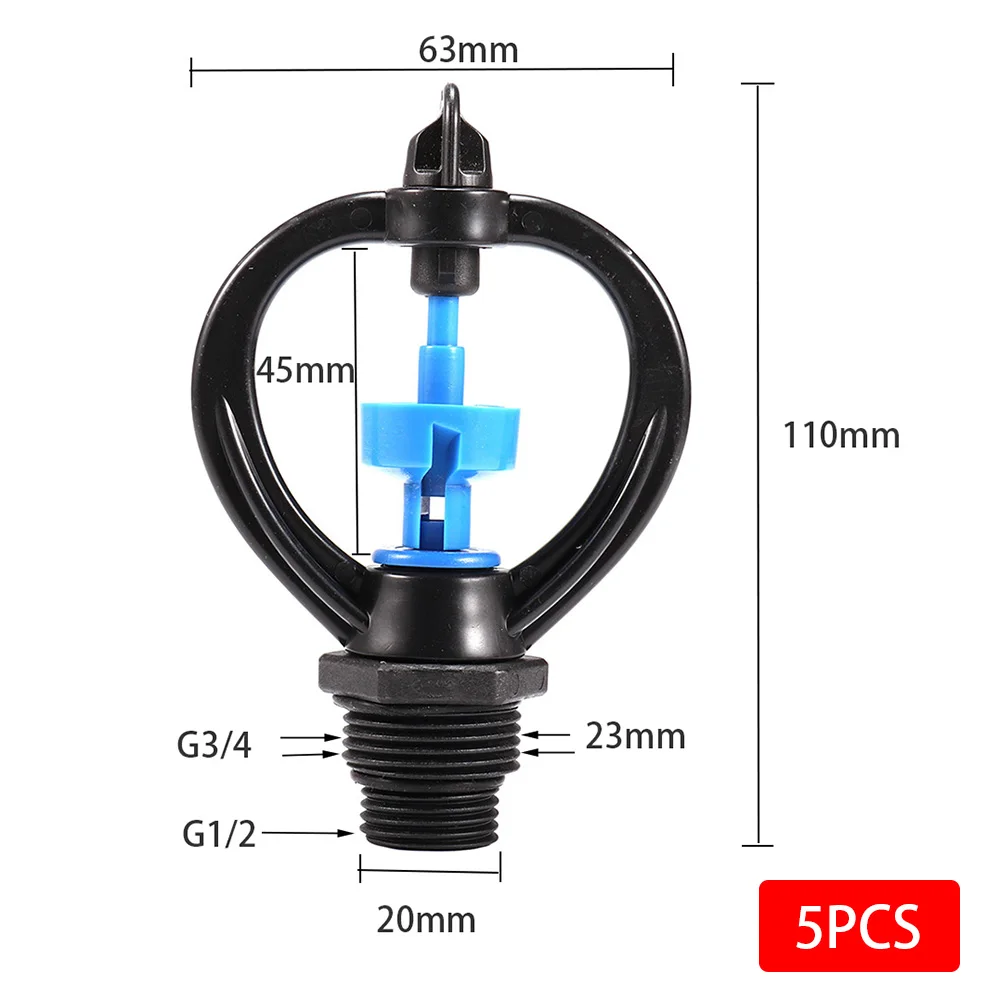 Rotary nozzle 3 1/" сопло среднего расстояния сельскохозяйственный сад газон озеленение посадки орошения спрей дождливая бабочка вращающееся ударное сопло - Цвет: Rotary nozzle 3