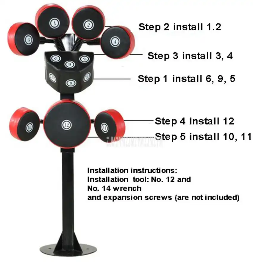 multi pad boxing stand