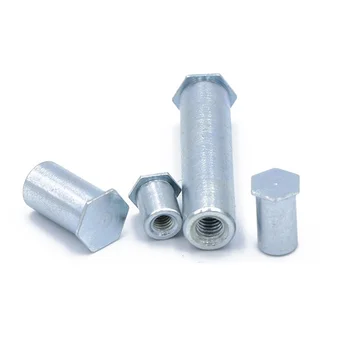 

Galvanized blind hole rivet stud chassis pressure plate hex nut column M2M2.5M5M6*4 5 6 7 8 9 10 11 12 14 15 16 17 18 20 22 2526