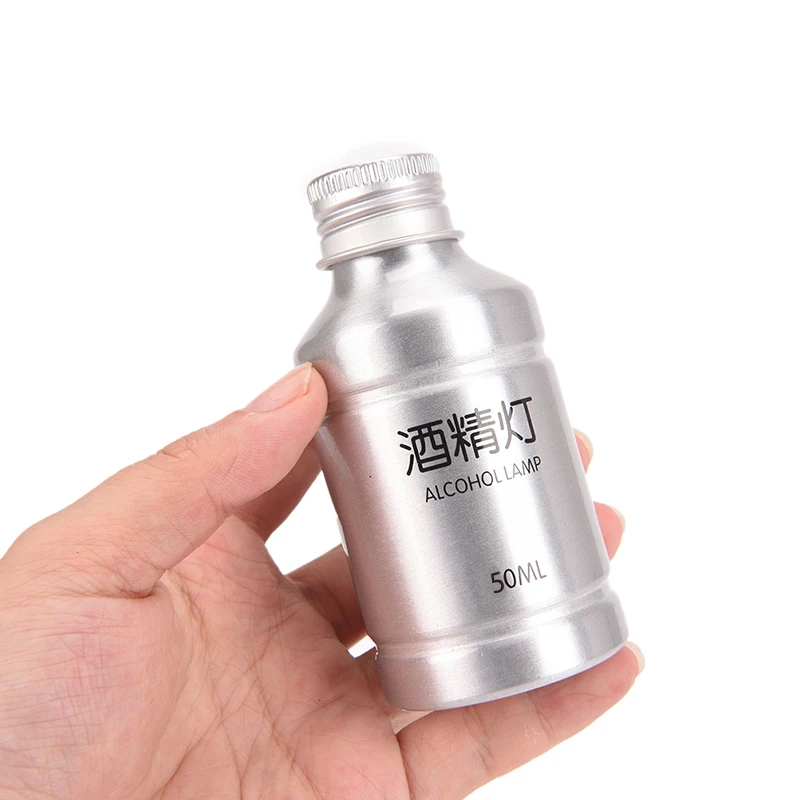 50 ml 화학 알코올 버너 램프 실험실 난방 장비 실험실 용품 휴대용 금속 야외 알코올 램프