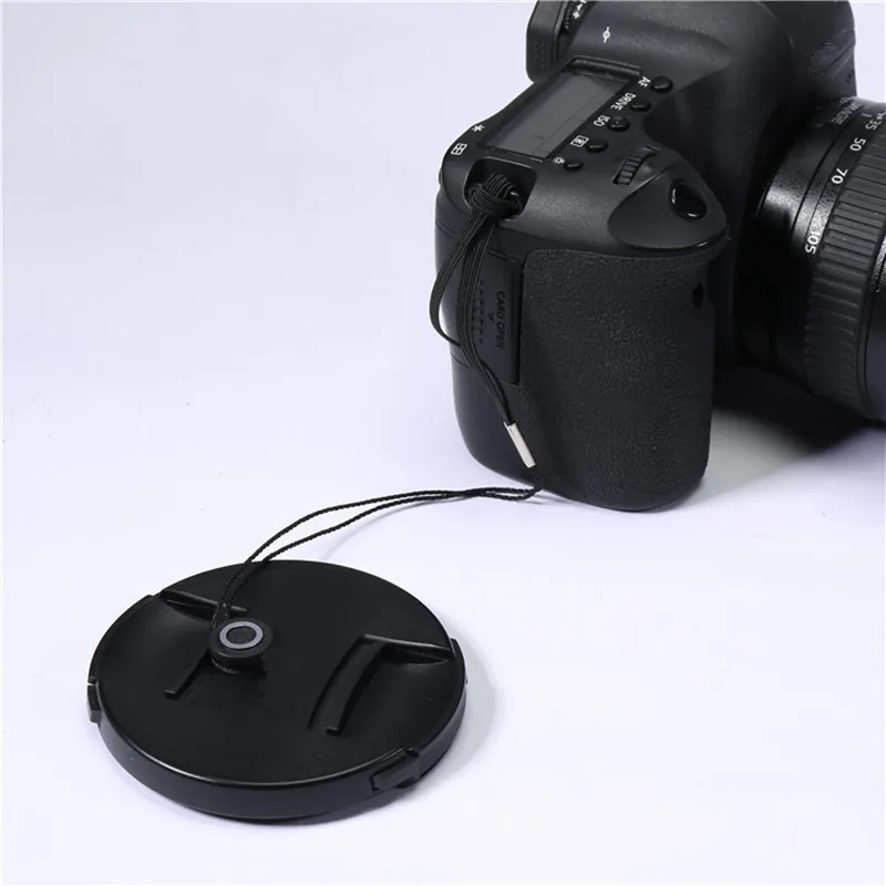 1 шт. универсальный держатель крышки объектива Держатель Ремешок Шнур анти