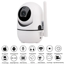 720P облачная камера для домашней безопасности, камера наблюдения с поддержкой автоматического слежения, сетевая камера с wifi, беспроводная камера видеонаблюдения