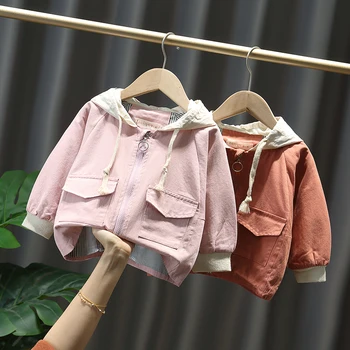 

Girls spring and autumn hot style jacket 2020 new children's western style jacket little girl casual jacket jacket