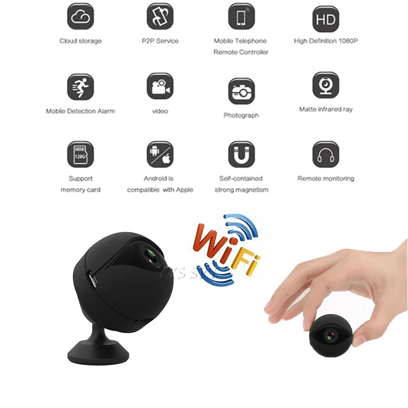 HD 1080P Digital Mini Camera Wifi Video Micro Camera Night Vision Espion Vlog Profesional Camara Wireless IP Small Camcorder HD 1080P Digital Mini Camera Wifi Video Micro Camera Night Vision Espion Vlog Profesional Camara Wireless IP Small Camcorder