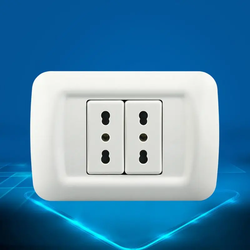 16A Standard Decor Outlets with Wall Plates, Decorative Duplex Electrical Recept G99A