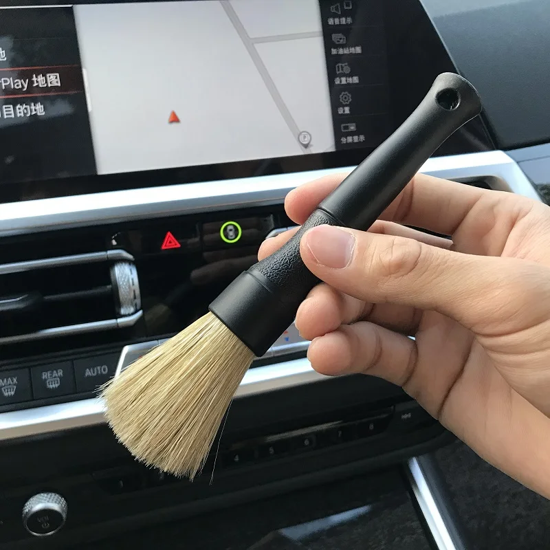 Lucullan Super Dense Natural Boar's Hair Premium Cleaning Brushes For Small  Spaces,Engine Bays,Exterior Detailing - AliExpress