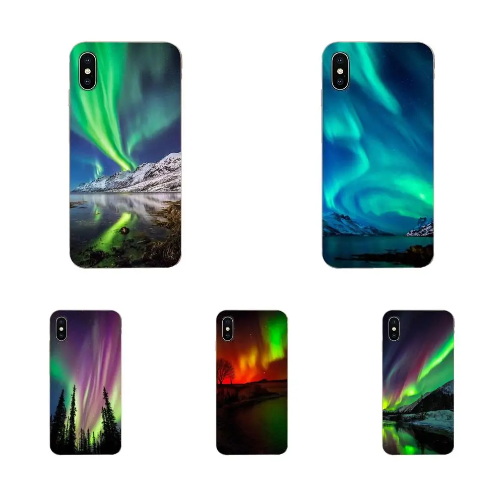 Чехол для телефона Sony Xperia Z Z1 Z2 Z3 Z4 Z5 compact Mini M2 M4 M5 T3 E3 E5 XA XA1 XZ Premium Aurora Borealis | Мобильные