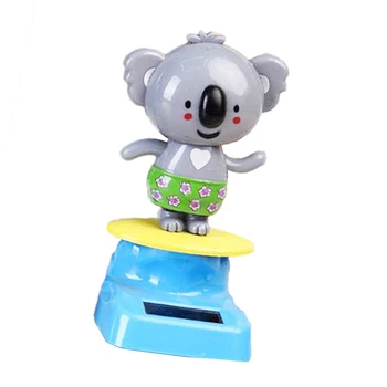 

Solar Powered Solar Powered Toy Bobble Head Toy Dancing Koala Suncatcher Actions Figures Bendable Home Decor