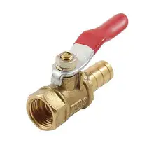 Красная ручка рычага 1/" PT резьба для шланга хвостового воздушного потока шаровой клапан