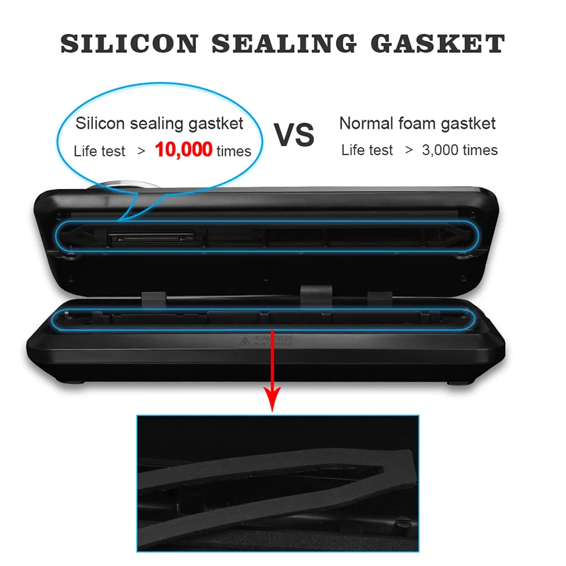 Tanie LAIMENG automatyczna zgrzewarka próżniowa Sous Vide z torebki próżniowe maszyna pakująca pakowacz próżniowy pakiet do kuchni do jedzenia świeże S198