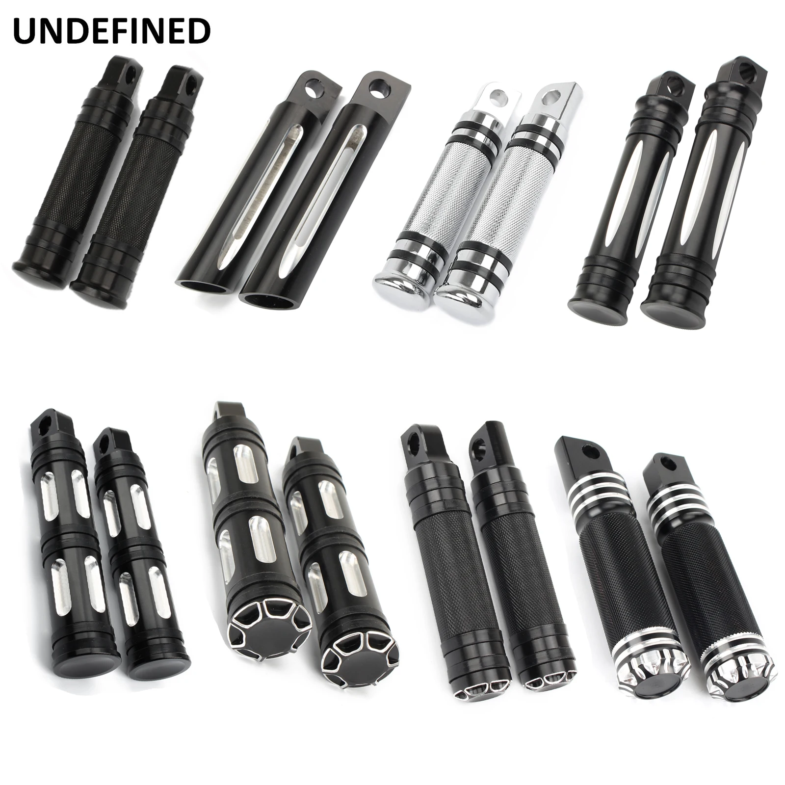 Motorcycle Front Rear Foot Peg Footrest Pedal Male Mount Harley Sportster XL 883 Touring Road King Dyna Softail Fatboy V-Rod