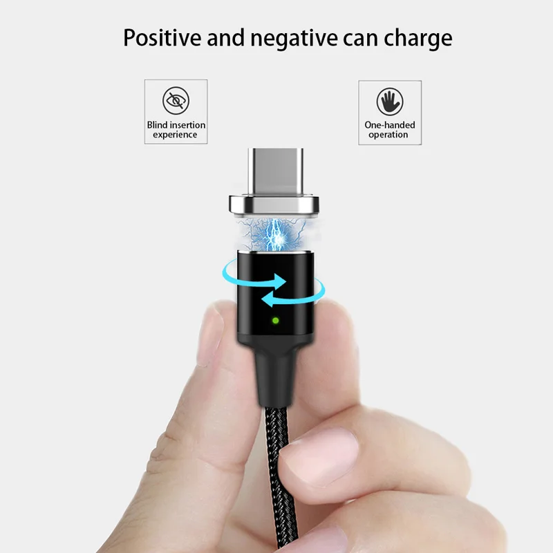 USB-C Магнитный тканый кабель для быстрой зарядки 1,8 m 20 V/5A E-MARK PD100W/87 W/65 W/61 W/60 W/45 W/30 W для iPad/MacBook Pro/Air ноутбук