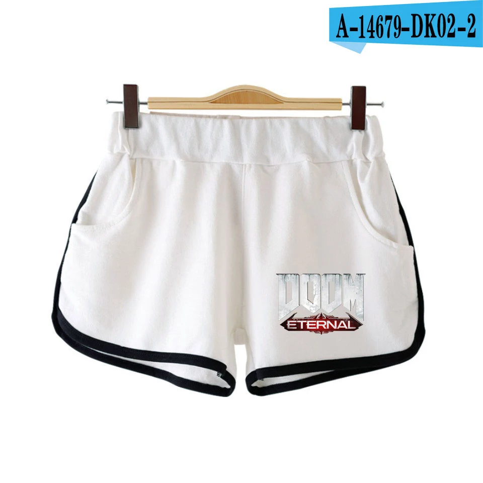 New  Fitness Bodybuilding Shorts Doom print  Summer Gyms Workout  Breathable Sportswear Jogger  Short Pants