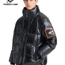 Пионерский лагерь, зимняя куртка на белом утином пуху, Мужская модная уличная одежда, черные, серые, Толстые мужские пальто, одежда AYR901522T