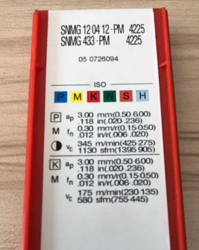 10 шт. твердосплавная вставка SNMG 120412-PM 4225