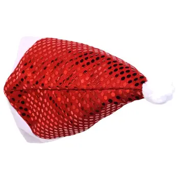 

New Deluxe Sequin Santa Hat Outfit Accessory for Christmas Nativity Fancy Dress